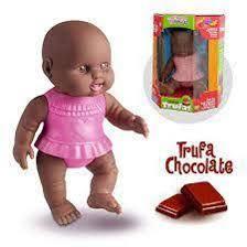 BONECA COLEÇÃO TRUFAS NEGRA DE CHOCOLATE