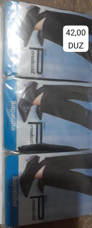 MEIA SAPATILHA COM 2UNI PRETA