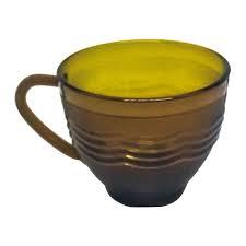 CJ XICARA BRESCIA AMBER VIDRO 265ML 3PCS