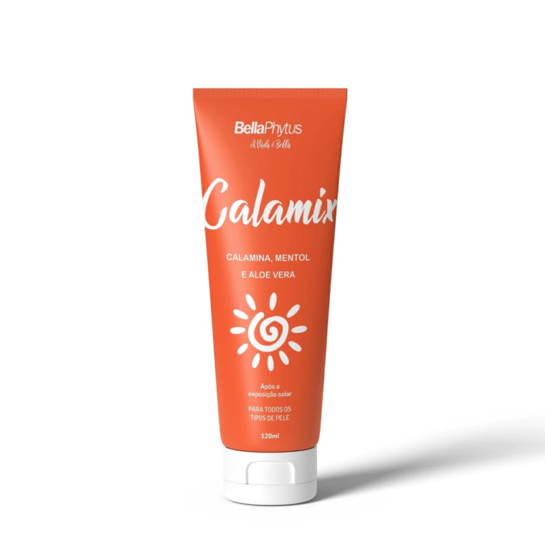 Calamix Loção Pós-Sol com Calamina e Aloe Vera 120g - BellaPhytus