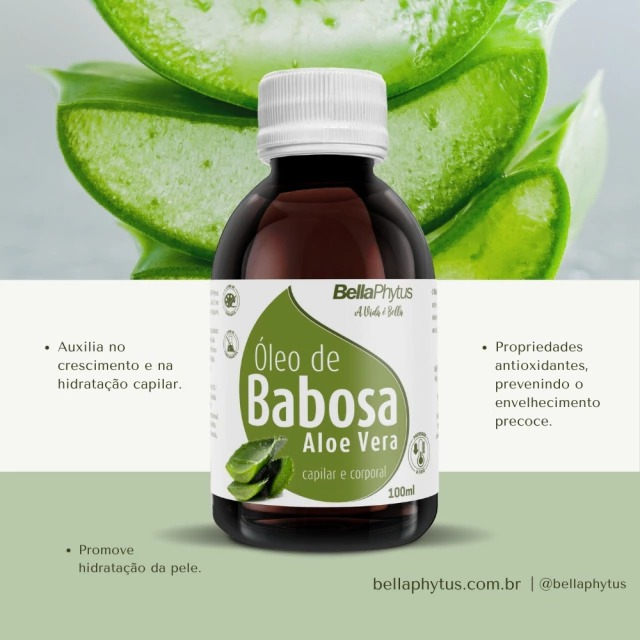 Oleo de Babosa 100ml BellaPhytus.