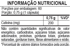 Cafeina 60cps Duom 750mg.