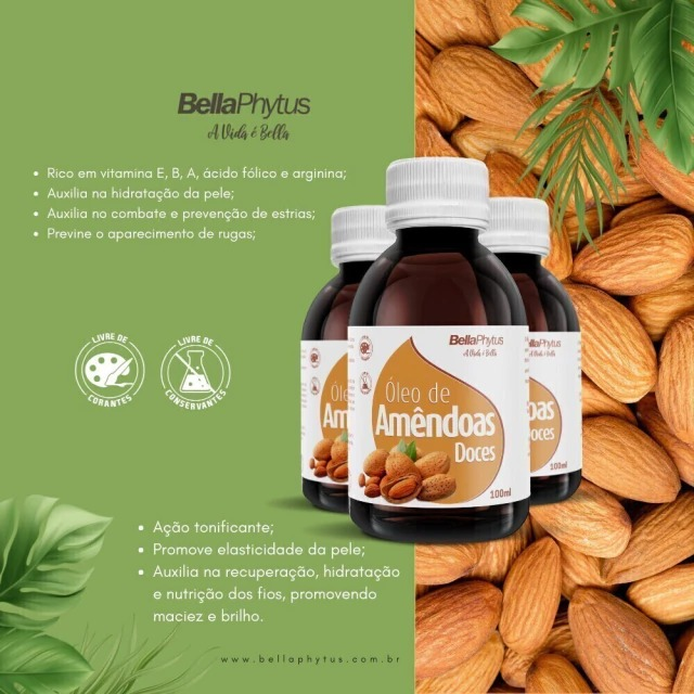 Oleo de Amendoas Doce 100ml