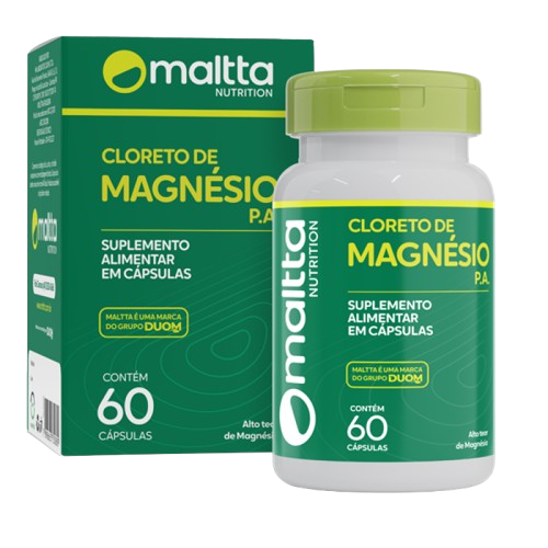 Cloreto de Magnesio P.A, 60cps, 580mg Maltta