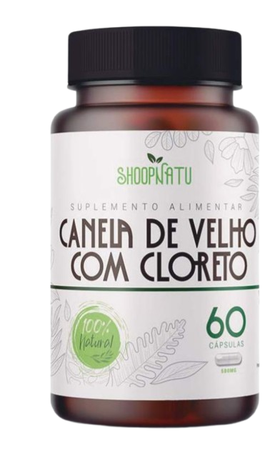 Canela de velho c/ cloreto, 60caps 500mg