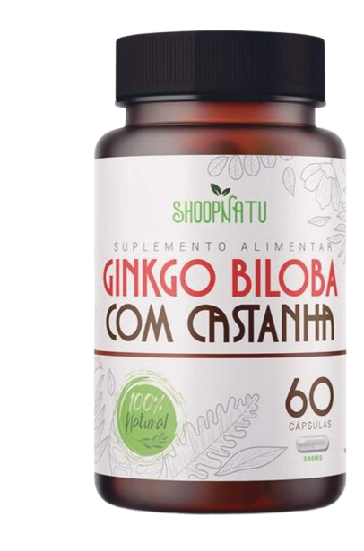 Ginkgo Biloba com Castanha, 60cps.