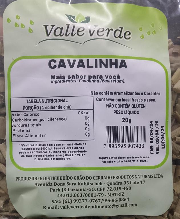 Cavalinha 20g, Valle Verde.