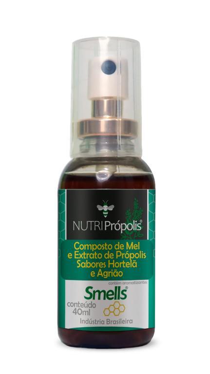 Spray própolis hortela e agrião, 40ml SMELLS