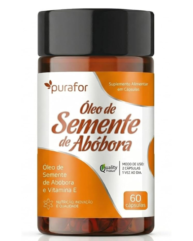 Oleo de Semente de Abobora, reativa 60caps.