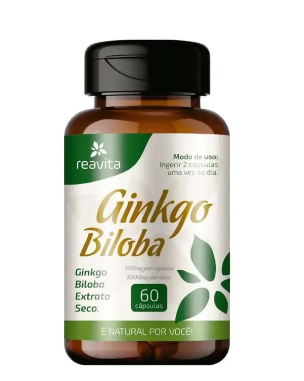 Ginkgo Biloba, reativa 60caps.