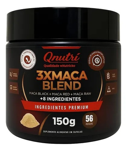 3x Maca Blend em Po, 150g.