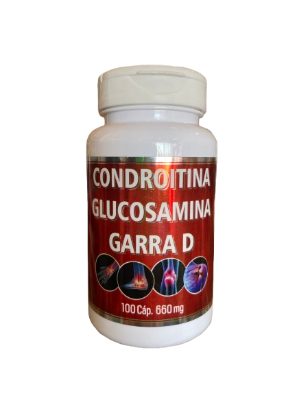 Condroitina com glucosamina e garra do diabo 100cps 660mg