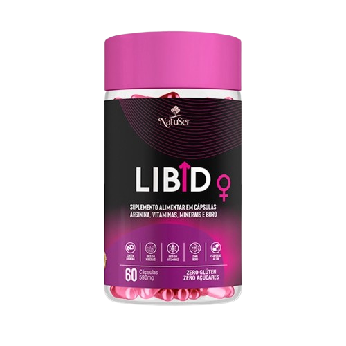 Libid (Arginina, Vitaminas, Minerais e Boro.) Contem 60 capsulas de 590 mg