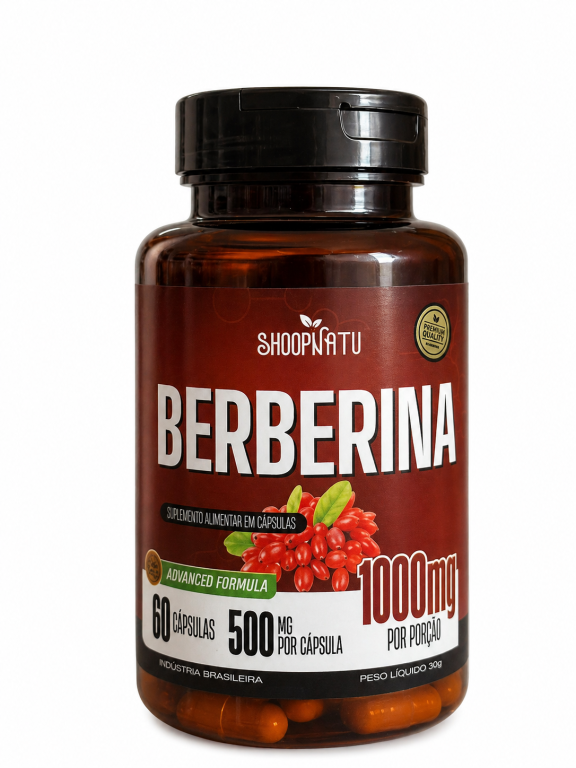Berberina 60cps 500mg Shoopnatu