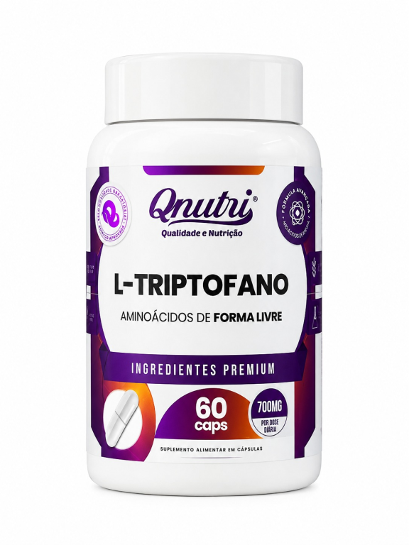 L-triptofano 60cps, QNUTRI.