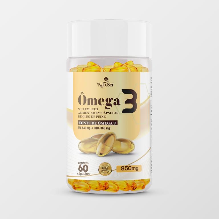Omega 3 Natuser, 60cps.