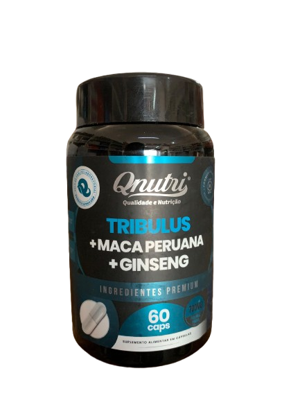 Tribulus + Maca peruana + Gingeng 60cps, QNUTRI.