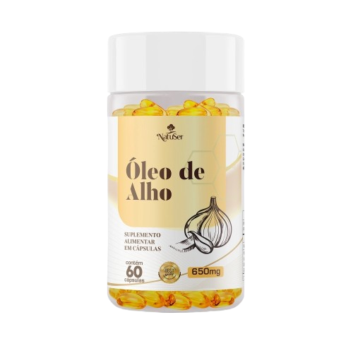 Oleo de Alho 60cps 650mg Natuser