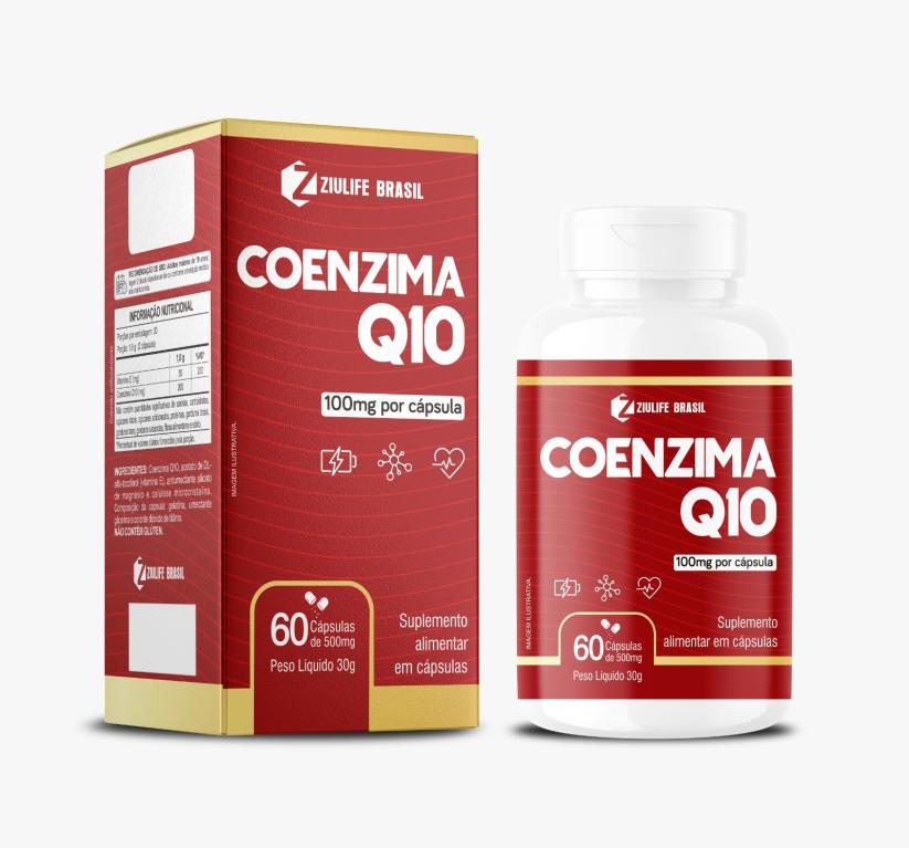 Coenzima Q10 60cps Ziulife Brasil