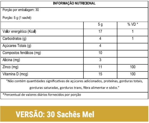 Medtoss 30 sachês de mel, Shoopnatu.