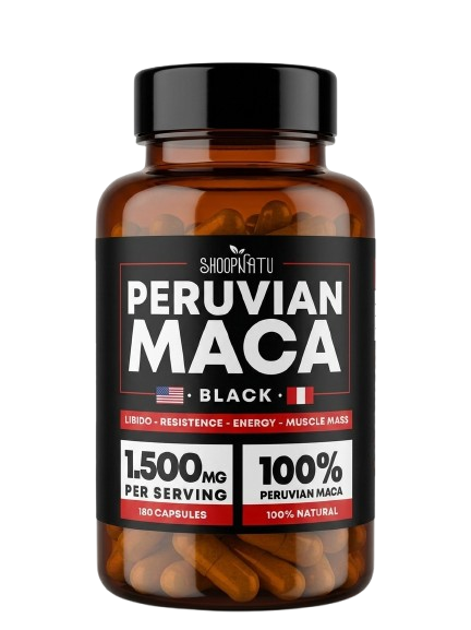 Maca Peruana Black 180cps, Shoopnatu.