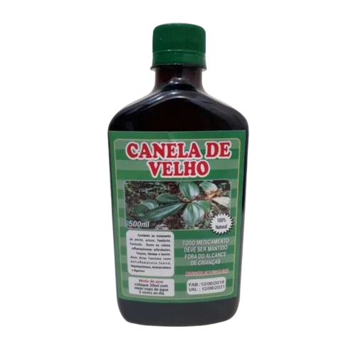 Suplemento Alimentar  Canela de Velho com Sucupira 500ml.