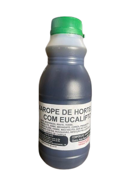 Xarope de Hortelã com Eucalípto, 300ml.