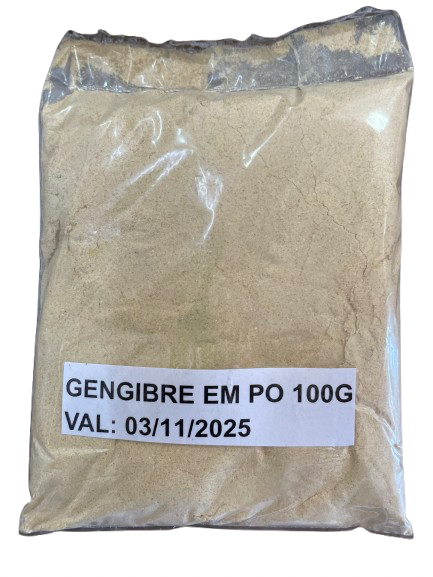 Gengibre em pó, 100g.