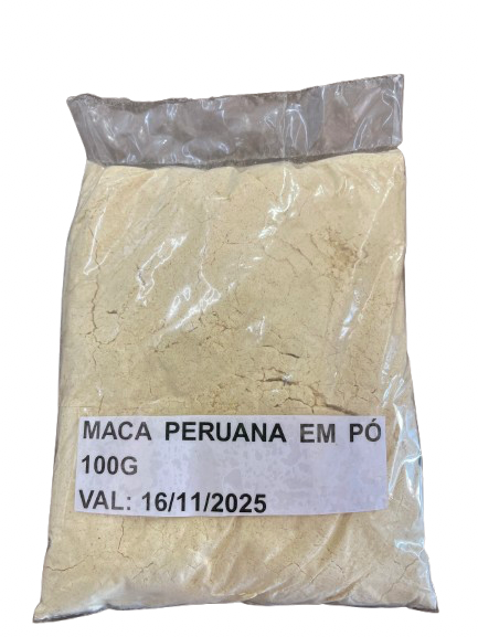 Maca peruana em pó, 100g.