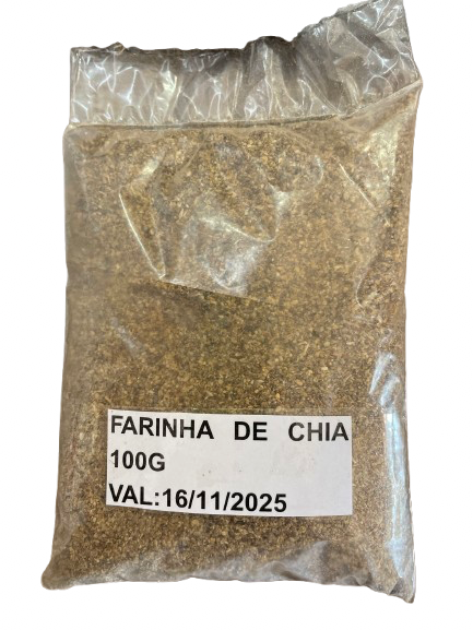 Farinha de chia, 100g.