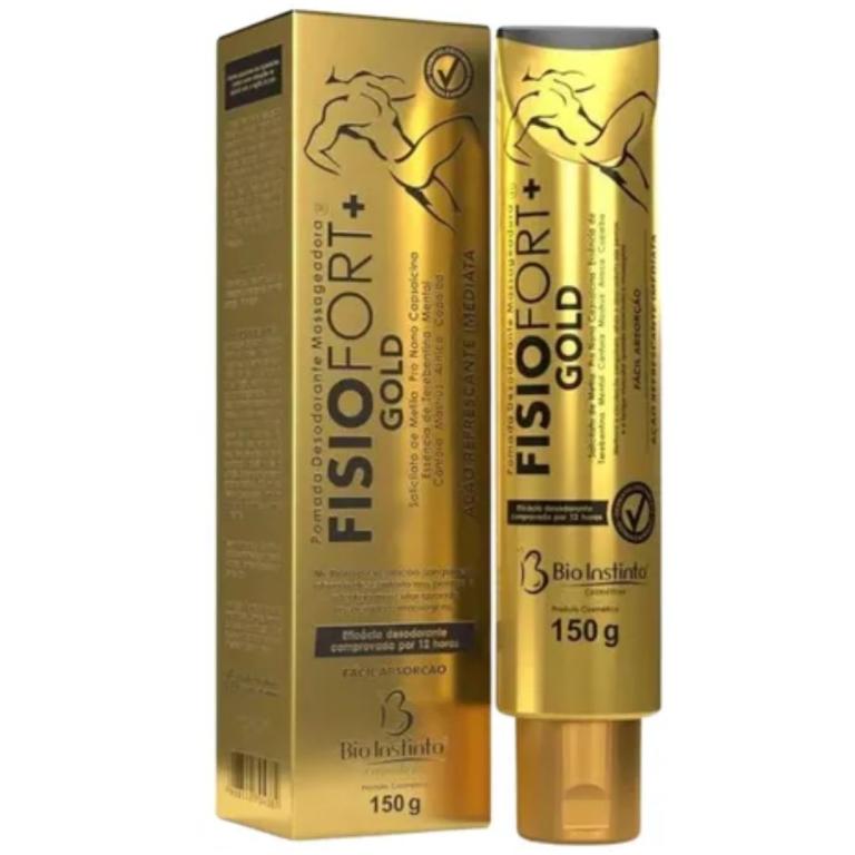 Pomada massageadora Fisiofort Gold 150g Bio Instinto