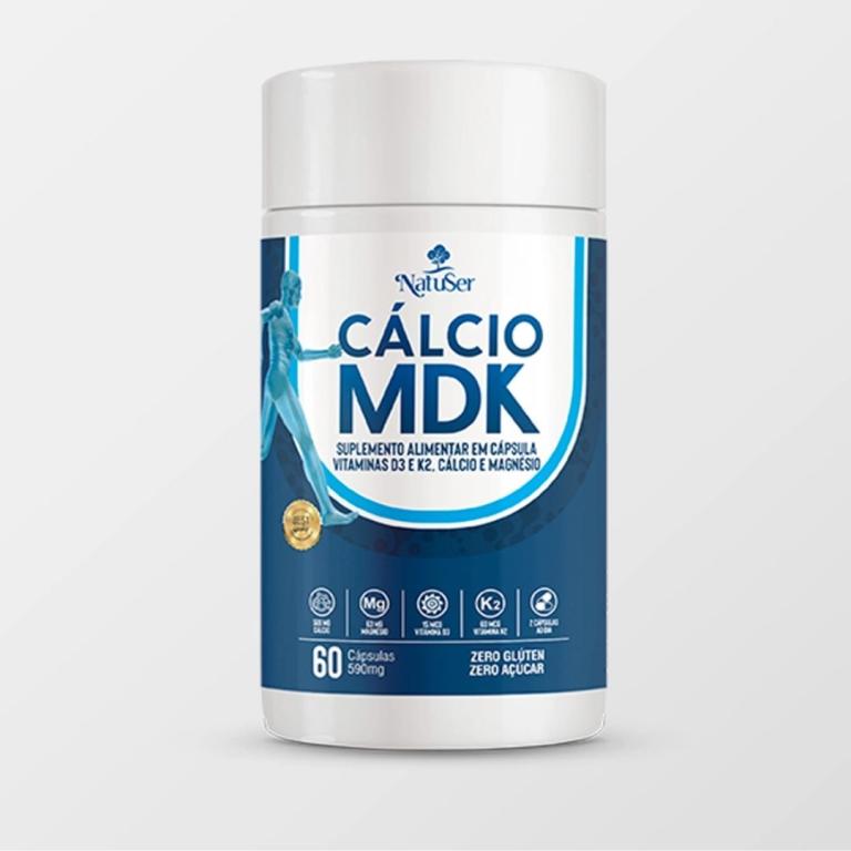 Cálcio MDK, 60cps Natuser.
