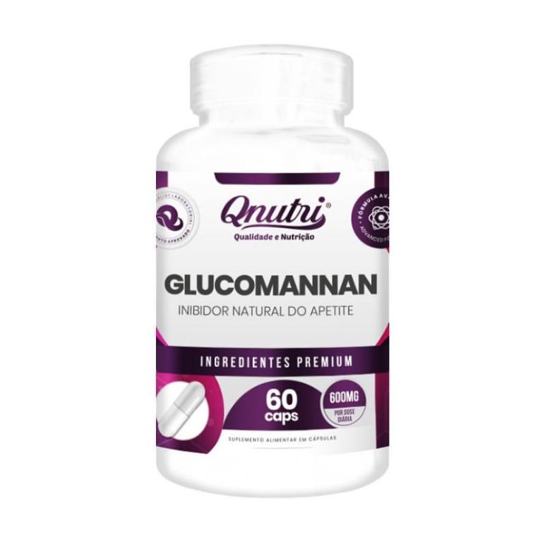 Glucomannan, 60cps Qnutri.
