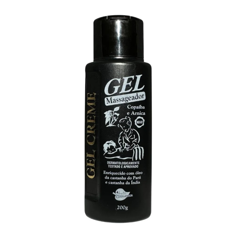 Gel massageador copaiba 200g, Aroeira Cosmetica.