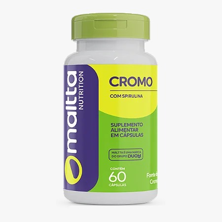 Spirulina com Cromo, 60cps Maltta.