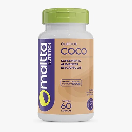 Óleo de coco 60 cps, Maltta.