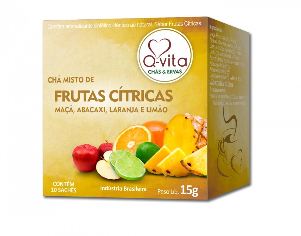 Cha de Frutas Citricas 15G QVITA