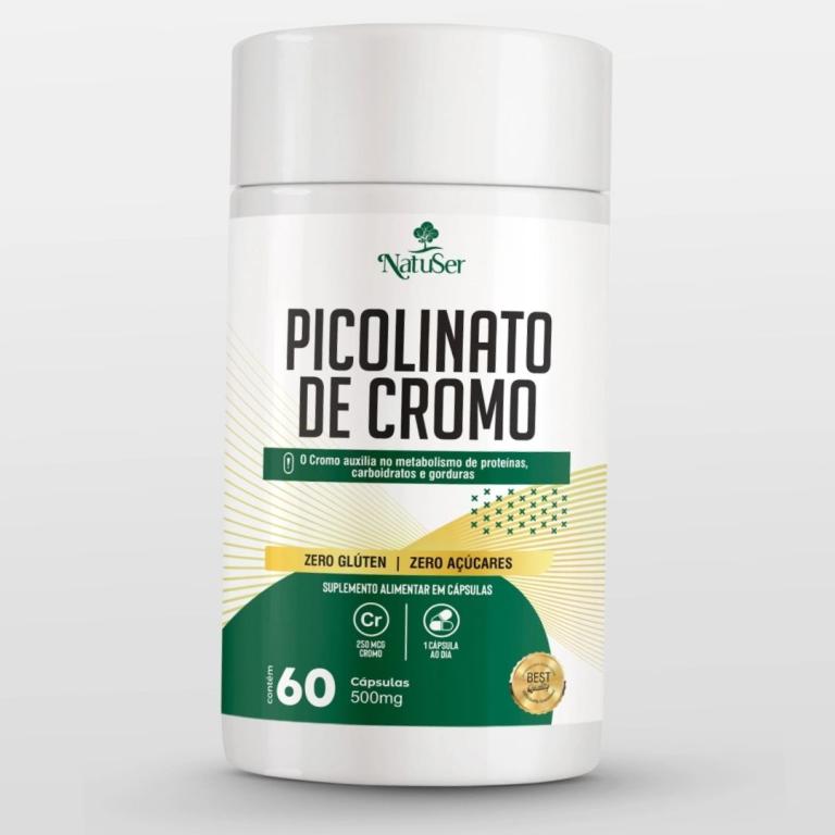 Picolinato de Cromo 60cps, Natuser.