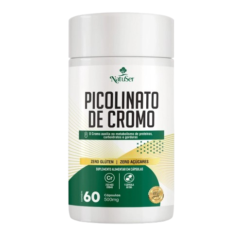 Picolinato de Cromo 60cps, Natuser.