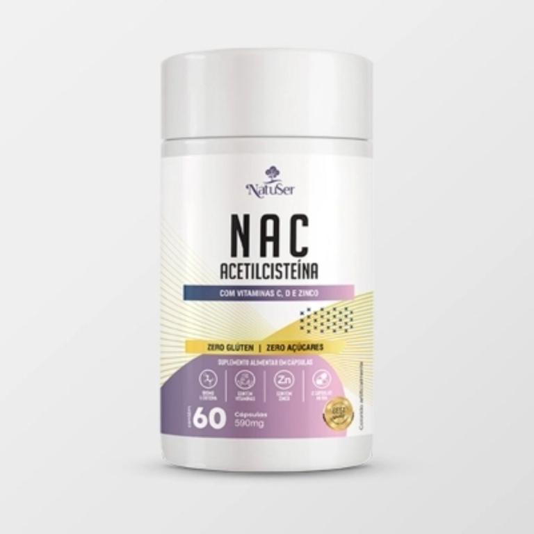 Nac + Vitaminas 60cps, Natuser.