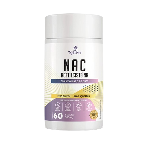 Nac + Vitaminas 60cps, Natuser.