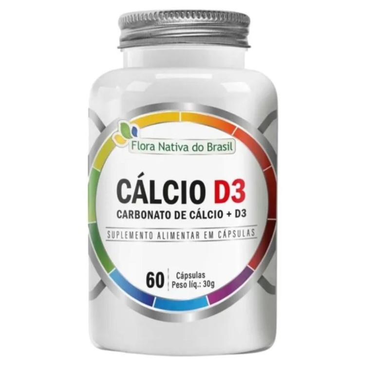 Calcio D3 60cps, Flora Nativa.