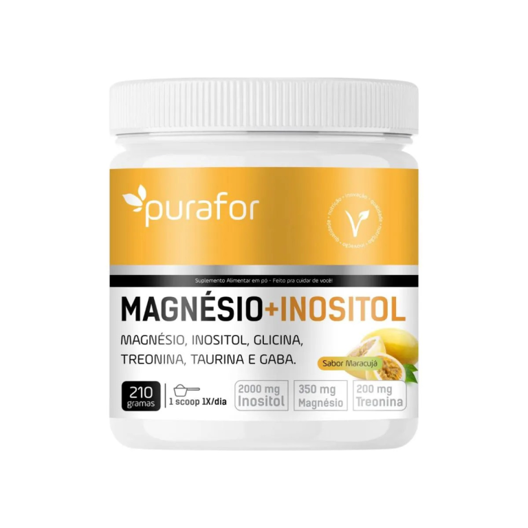Magnesio + Inositol 210g Purafor.