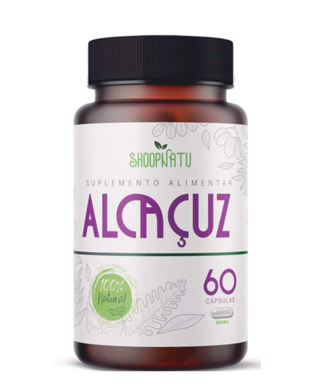 Alcaçuz 500mg 60cps Shoopnatu