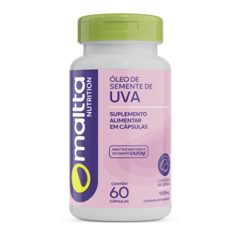 Oleo de semente de uva 60cps 1000mg Maltta