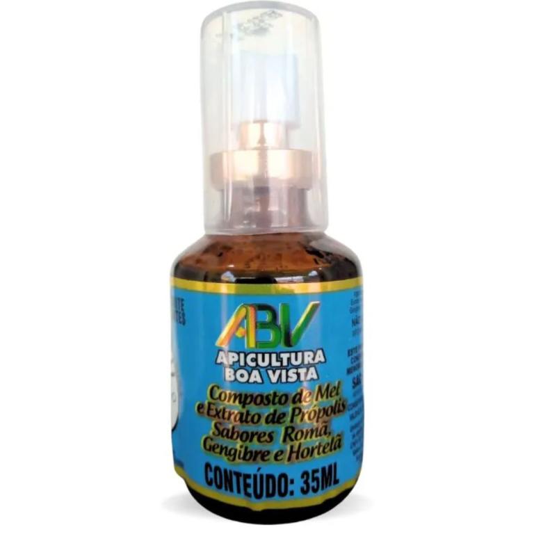 Composto de mel e extrato de propolis, sabor romã, gengibre e hortelã  35ml ABV.