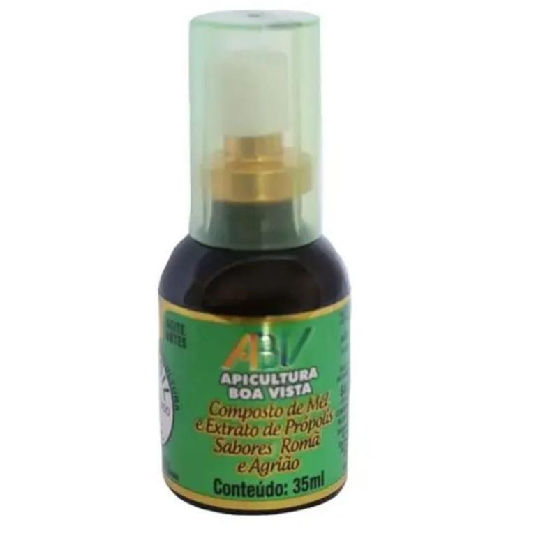 Composto de mel e extrato de propolis sabor, romã e agrião 35ml ABV.