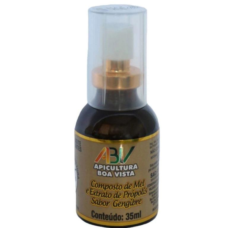Composto de mel e extrato de propolis sabor, gengibre 35ml ABV.