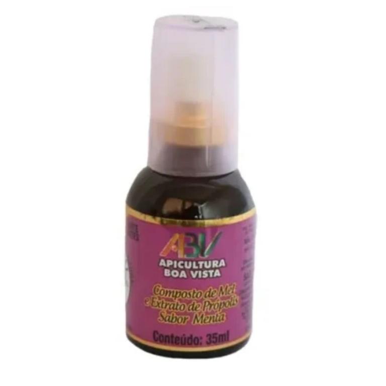Composto de mel e extrato de propolis, sabor menta 35ml ABV