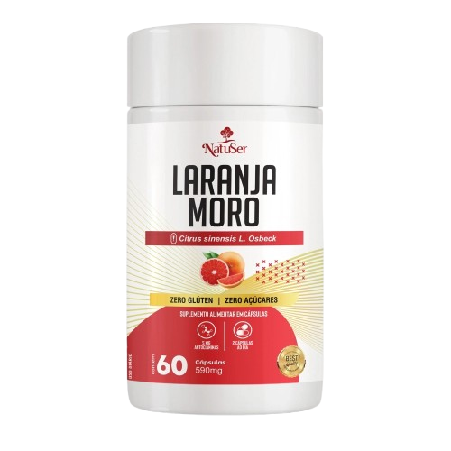Laranja Moro 60cps, Natuser.